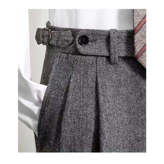 Men's tweed leisure trousers