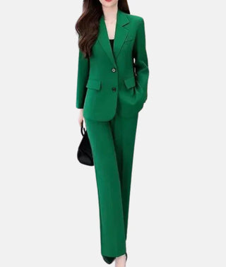 Women's Tailored Blazer and Trousers Set