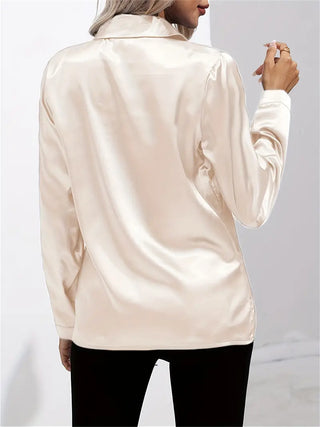 Women's Casual Long-Sleeved Button Shirt