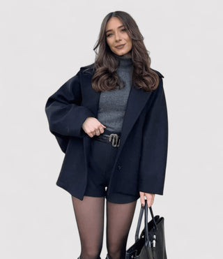 Autumn Oversized Wool Coat for Women