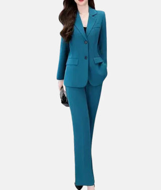 Women's Tailored Blazer and Trousers Set