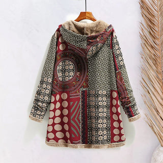 Vintage hooded jacket for women