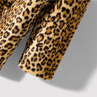 Bourbon Leopard Fur Coat for Elegant Style