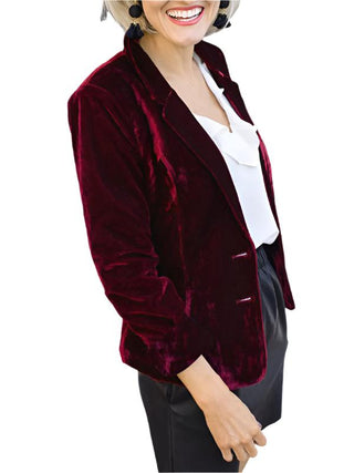 Blazer in Velvet 2