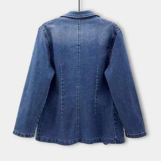 Women's Denim Blazer with Tailored Fit