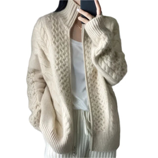 Cashmere Cardigan Knit 1