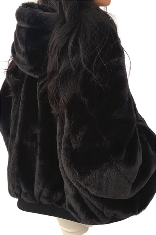 Cashmere hooded winter jacket 5