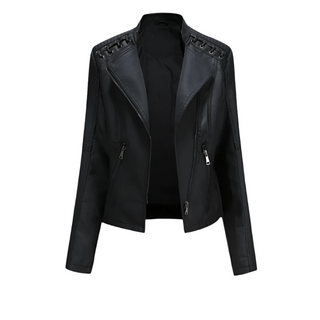 Chic Women's Leather Jacket 1