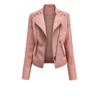 Chic Women's Leather Jacket 2