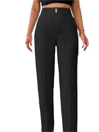 Chic high-waisted trousers1