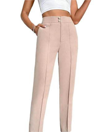 Chic high-waisted trousers12