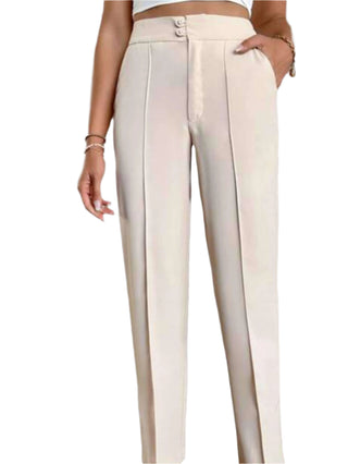 Chic high-waisted trousers13