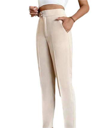 Chic high-waisted trousers14