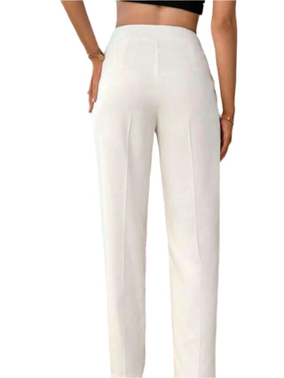 Chic high-waisted trousers6