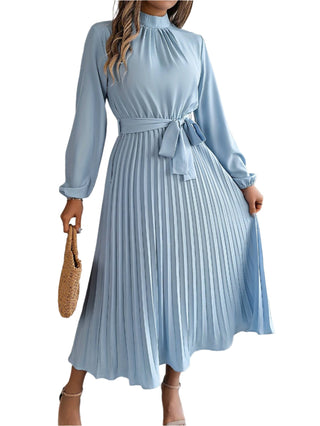 Chic women's long-sleeved maxi dress 2