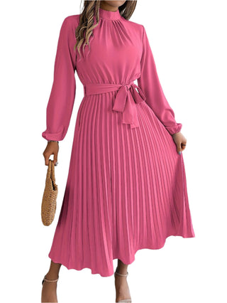 Chic women's long-sleeved maxi dress 7