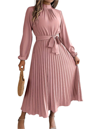 Chic women's long-sleeved maxi dress 8