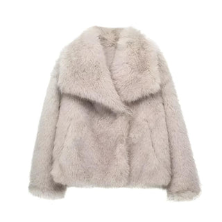 Coat of Synthetic Fur 3