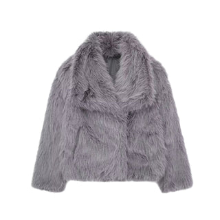 Coat of Synthetic Fur 4