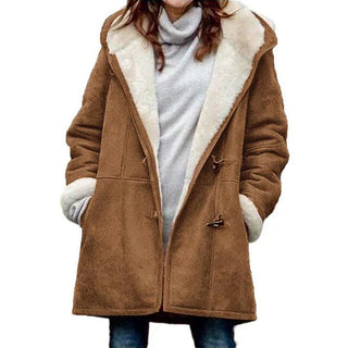 Warm Hooded Jacket with Fleece Lining