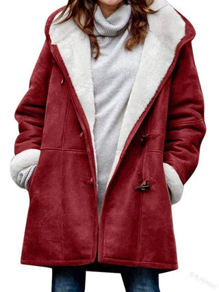 Warm Hooded Jacket with Fleece Lining