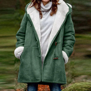 Warm Hooded Jacket with Fleece Lining