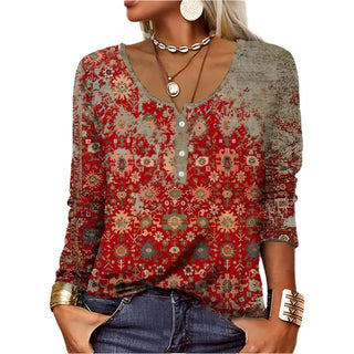 Elegant jumper with Aztec pattern 1