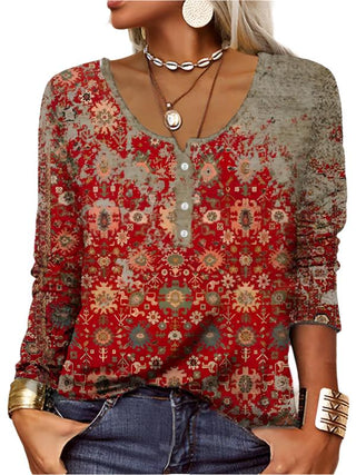 Elegant jumper with Aztec pattern 2