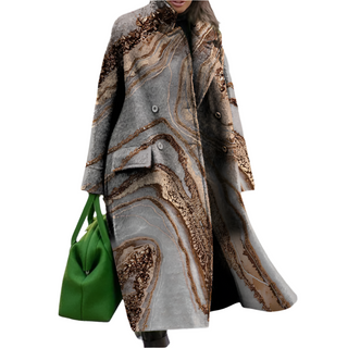 Elegant long coat for Women5