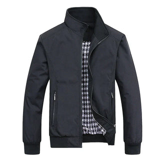 High collar, windproof men's jacket1