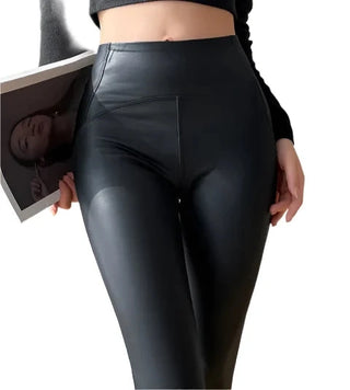 Leggings and Fleece Leather Pants 2