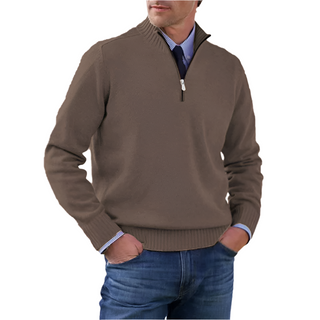 Men's half-zipped jumper10