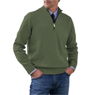 Men's half-zipped jumper11