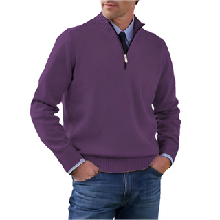 Men's half-zipped jumper13