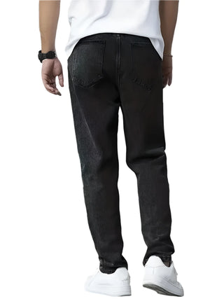 Men's straight-leg casual jeans6