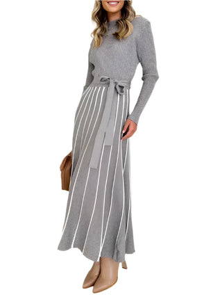 Midi-length dress with sleeves 2