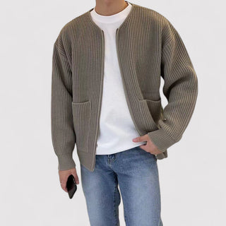 Classic Knitted Men's Cardigan