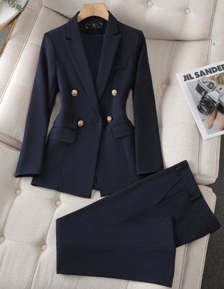 Women's Classic Tailored Blazer Set