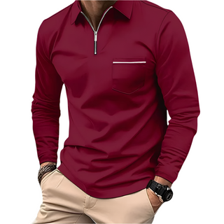 Polo shirt with long sleeves 6