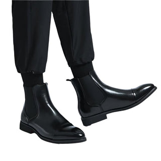 Real Chelsea boots made of leather 2