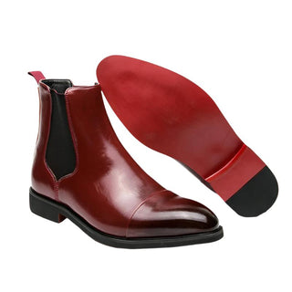 Real Chelsea boots made of leather 4