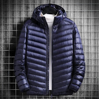 Men's Lightweight Down Jacket with Hood