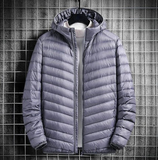 Men's Lightweight Down Jacket with Hood