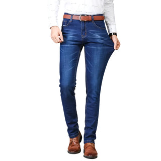 Straight-fitting, casual stretch jeans 4