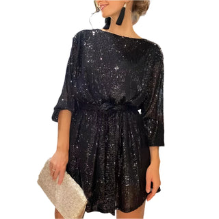 Stylish dress with glitter 1