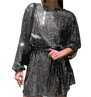 Stylish dress with glitter 2