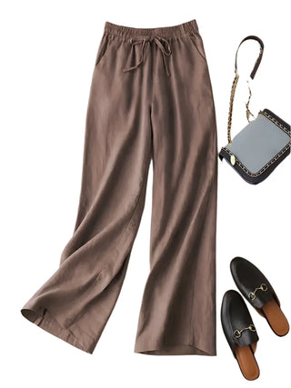 Stylish linen trousers2