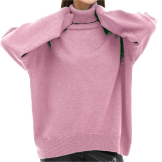 Stylish women's turtleneck jumper 12