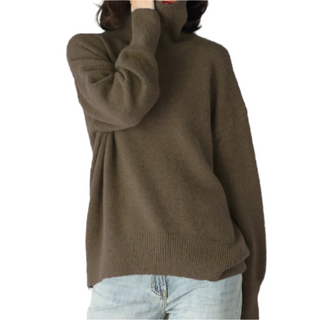 Stylish women's turtleneck jumper 13