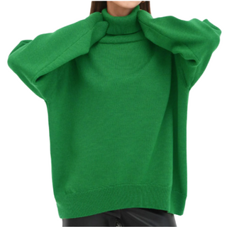 Stylish women's turtleneck jumper 15